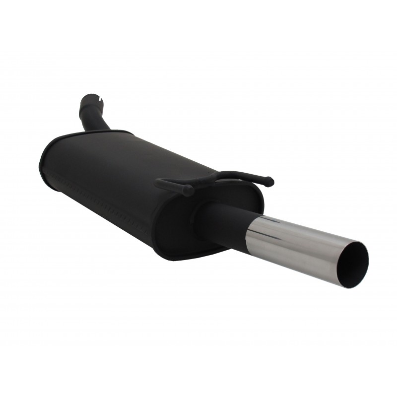 Scarico sportivo opel Tigra uscita singola da 60mm liscia