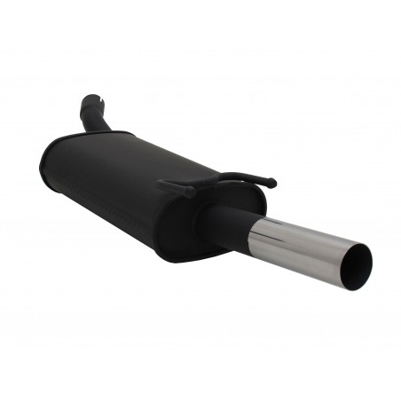 Scarico sportivo opel Tigra uscita singola da 60mm liscia
