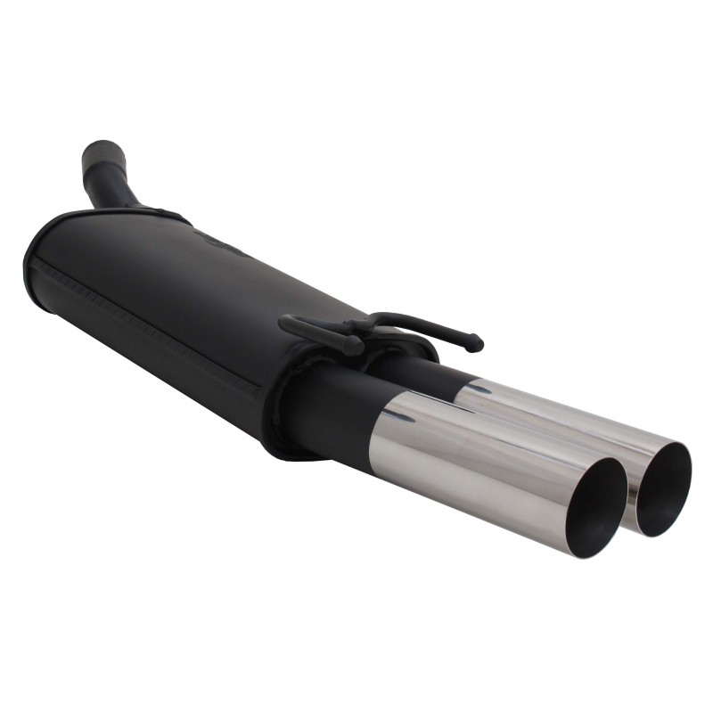 Scarico sportivo opel Tigra uscita doppia 2x76mm