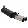 Scarico sportivo opel Tigra uscita doppia 2x76mm