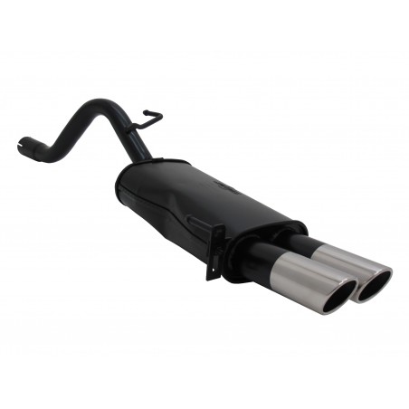 Scarico sportivo fiat grande punto 2 x 76mm SR-DESIGN