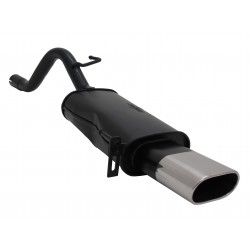 Scarico sportivo fiat grande punto ovale 135 *75mm