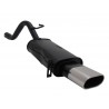 Scarico sportivo fiat grande punto ovale 135 *75mm