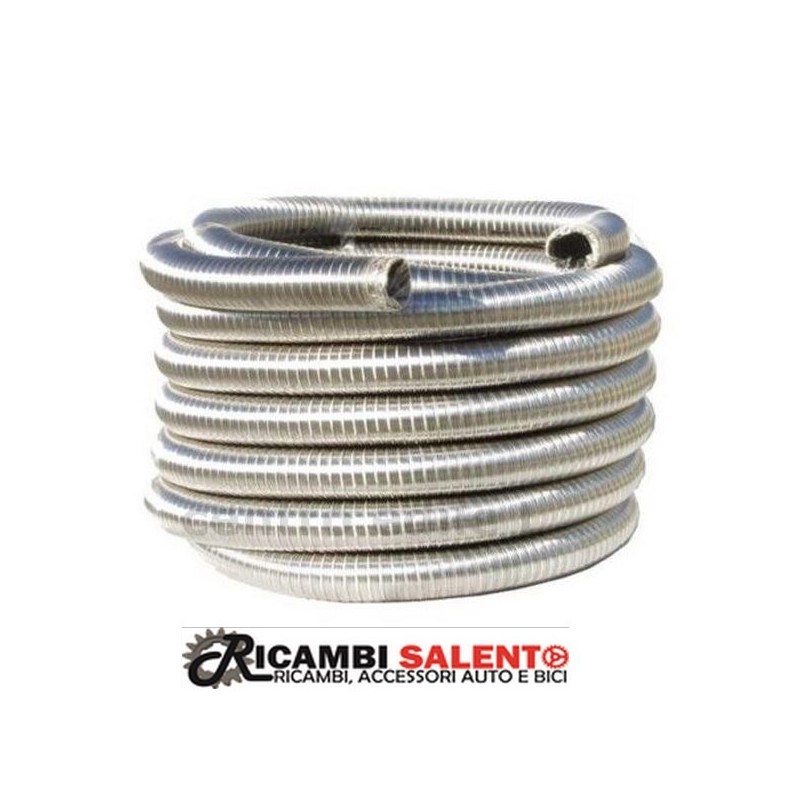 Tubo marmitta flessibile inox rinforzato diametro 30mm trecciato