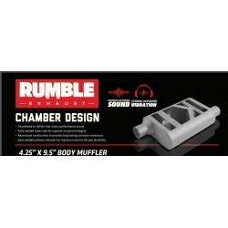 Scarico Universale magnaflow Rumble R22441 center / offset 57mm