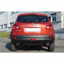 Marmitta Sportiva nissan qashqai doppio scarico 2.0