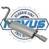 Silenziatore posteriore sportivo n acciaio inox per Audi 80 B4