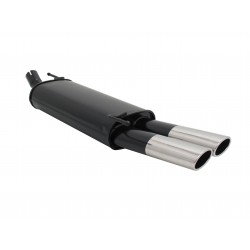 scarico sportivo golf 3 cabrio golf 4 doppio ovale 85 * 65 mm