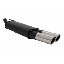 scarico sportivo golf 3 cabrio golf 4 doppio tondo 90 mm obliquo