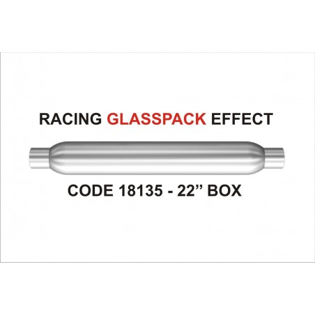 Scarico universale glasspack 18135 magnaflow acciaio 57mm 22'