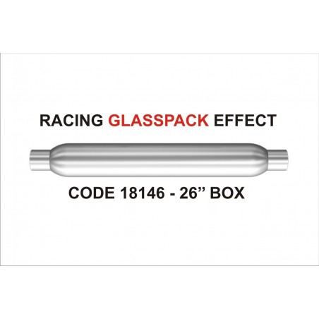 Scarico universale glasspack 18146 magnaflow acciaio 61mm 26'