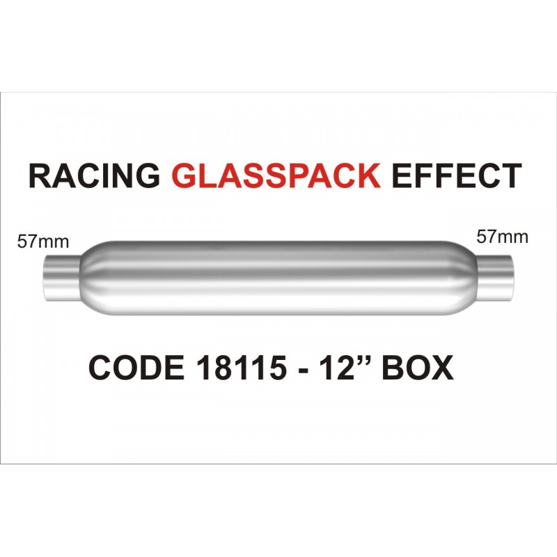 Scarico universale glassspack 18115 magnaflow acciaio 57mm
