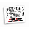 adesivo audi s line quattro kit stickers car
