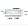 scarico universale acciaio magnaflow 12280 cassa ovale 5 * 8''