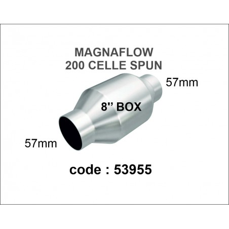 CATALIZZATORE SPORTIVO 200 CELLE 53955 MAGNAFLOW 57MM