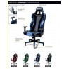 sedile sparco gaming trooper verde fluo/nero reclinabile