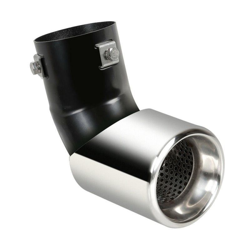 codino marmitta terminale a gomito acciaio 76mm ts-67 60115