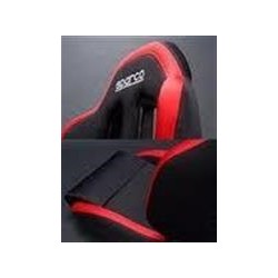 Sedile sparco R 100 microfibra regolabile nero/rosso 1 pz