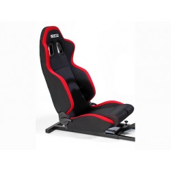 Sedile sparco R 100 microfibra regolabile nero/rosso 1 pz