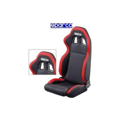 Sedile sparco R 100 microfibra regolabile nero/rosso 1 pz