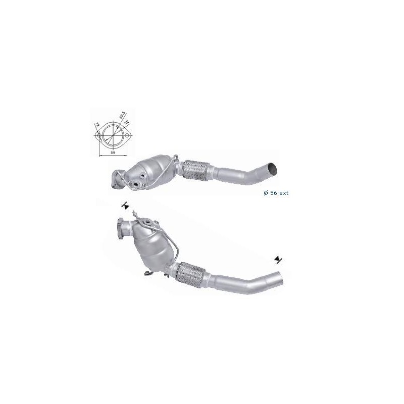 CATALIZZATORE MAGNAFLOW BMW X3 2.0 M47D 150CV