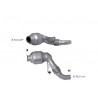 CATALIZZATORE MAGNAFLOW BMW 120D E87 MOTORE  M47N2