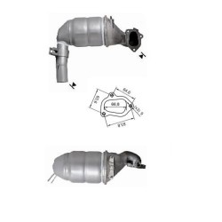 CATALIZZATORE FIAT GRANDE PUNTO 75CV MOTORE 199A2000