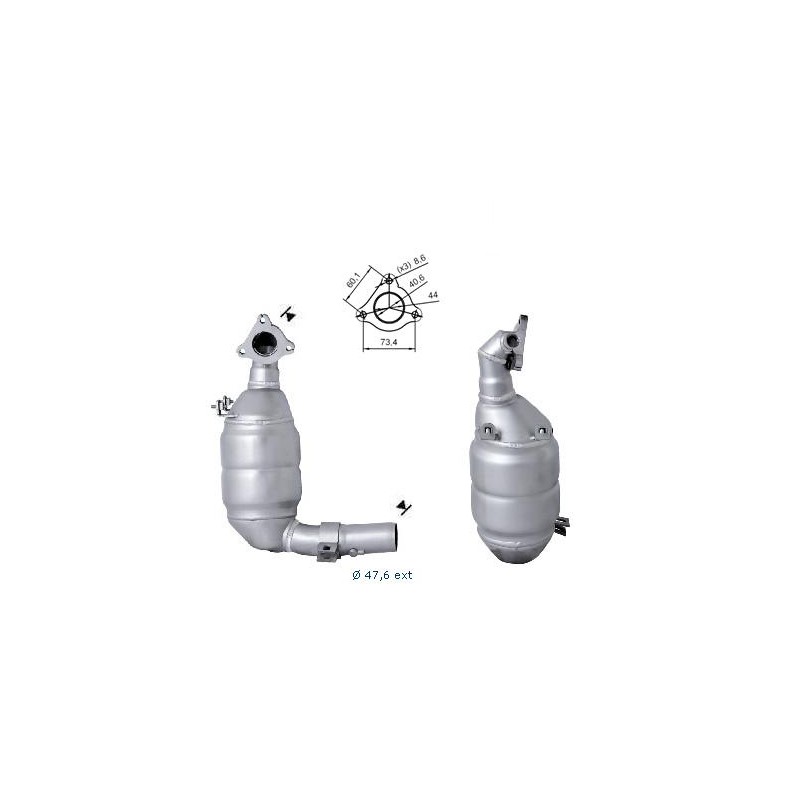 CATALIZZATORE FIAT GRANDE PUNTO 1300MJTD 90CV MOTORE 199A3000