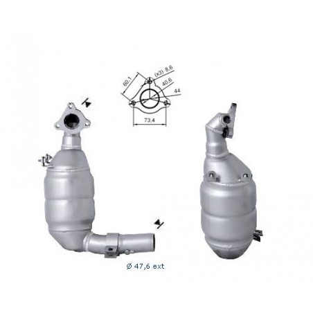 CATALIZZATORE FIAT GRANDE PUNTO 1300MJTD 90CV MOTORE 199A3000