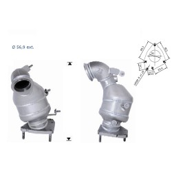 CATALIZZATORE FIAT GRANDE PUNTO MOTORI 1.9MJTD / 96KW 130CV