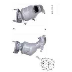 CATALIZZATORE FIAT GRANDE PUNTO MOTORI 1.9MJTD / 96KW 130CV