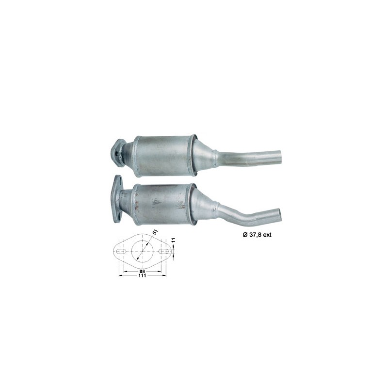 CATALIZZATORE FIAT 600 900cc motore 1170A1.046