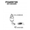 CATALIZZATORE CITROEN C3 II 1200 BENZINA 12V 2013
