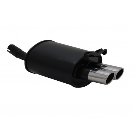 silenziatore marmitta sportiva mercedes slk R170 2 x 76 mm