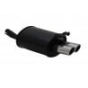 silenziatore marmitta sportiva mercedes slk R170 2 x 76 mm