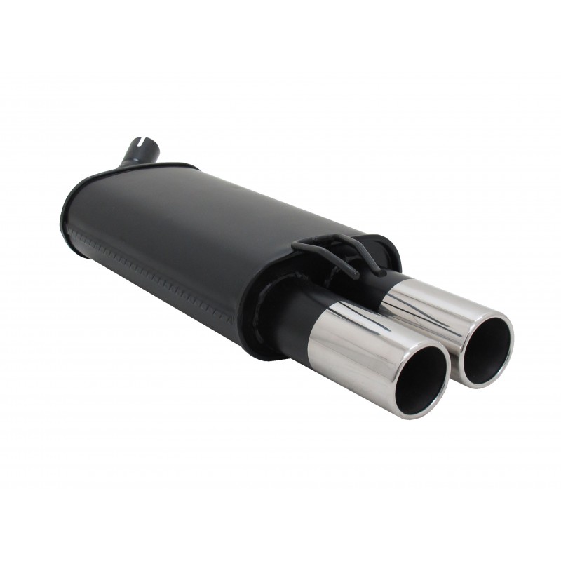 Scarico sportivo per Renault Twingo I C06 2x76mm