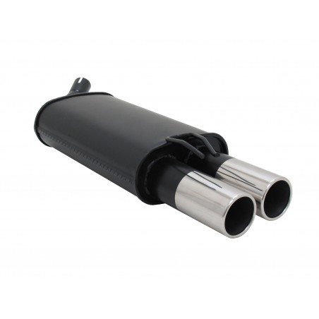 Scarico sportivo per Renault Twingo I C06 2x76mm