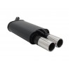 Scarico sportivo per Renault Twingo I C06 2x76mm
