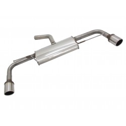 scarico marmitta sportiva per golf V golf VI 5 / 6 scirocco TSI duplex 90mm