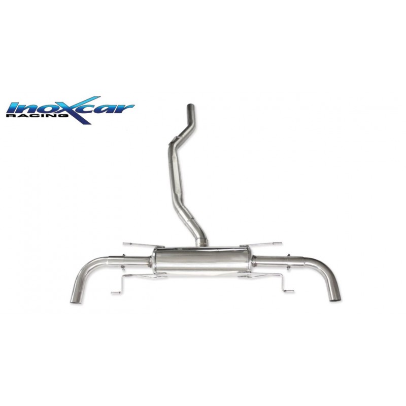 Scarico sportivo in acciaio inox alfa stelvio 2000 turbo q4 200cv