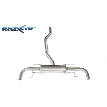 Scarico sportivo in acciaio inox alfa stelvio 2000 turbo q4 200cv