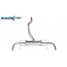 Scarico sportivo in acciaio inox alfa stelvio 2000 turbo q4 200cv