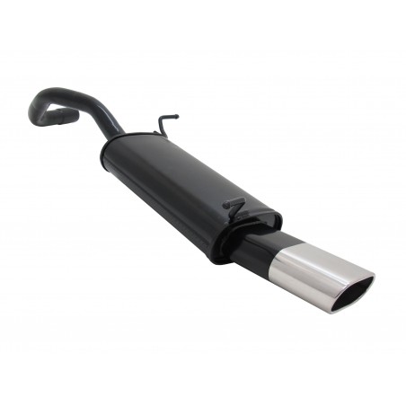 scarico sportivo ovale per seat ibiza 6L 135 x 75 mm