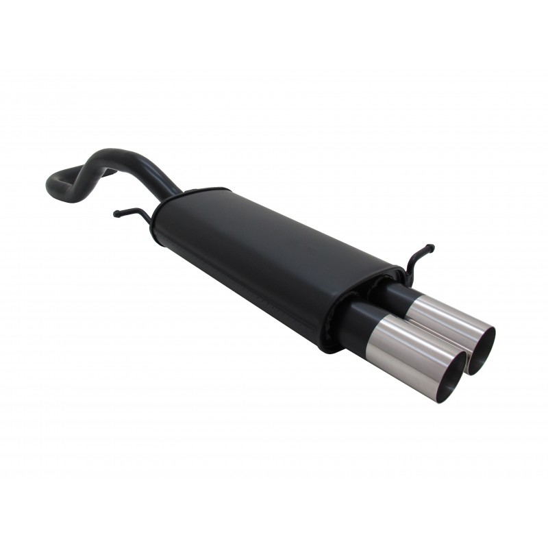 MARMITTA SPORTIVA posteriore SEAT IBIZA 6K 2X 76MM 1.4 1.6 1.8 2.0 gti
