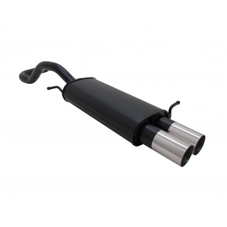 MARMITTA SPORTIVA posteriore SEAT IBIZA 6K 2X 76MM 1.4 1.6 1.8 2.0 gti