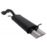scarico sportivo seat ibiza 6k 2x76mm 1.4 1.6 1.8 2.0gti