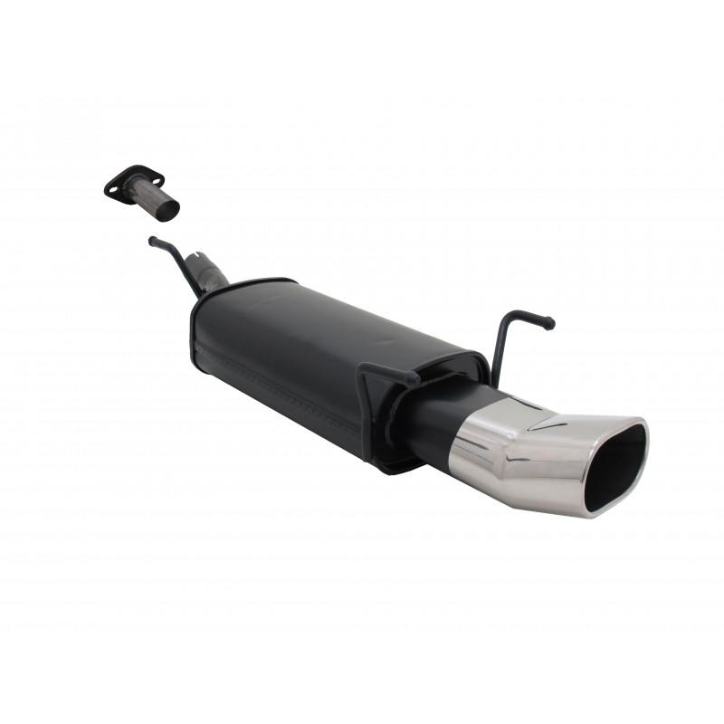 scarico sportivo opel astra G CC ovale 135 x 75mm