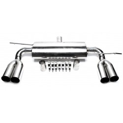 SCARICO SPORTIVO GOLF V 1K AUDI A3 8P 1KP PLUS ACCIAIO 2*76mm