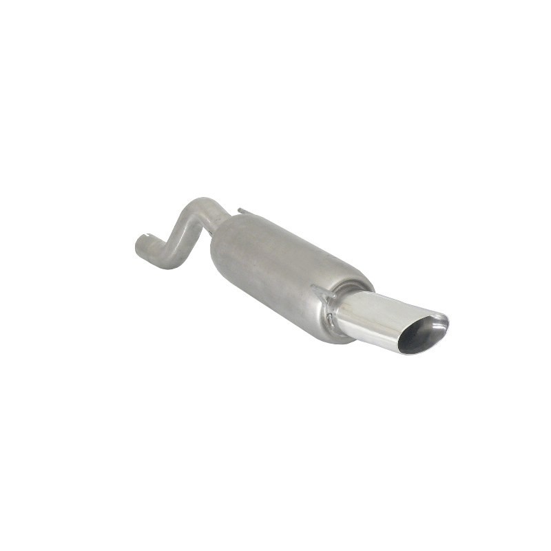 scarico sportivo ovale alfa mito 110 x 65mm acciaio inox italy