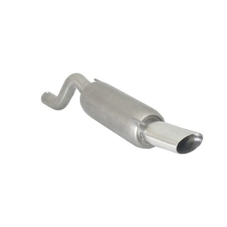 scarico sportivo ovale alfa mito 110 x 65mm acciaio inox italy